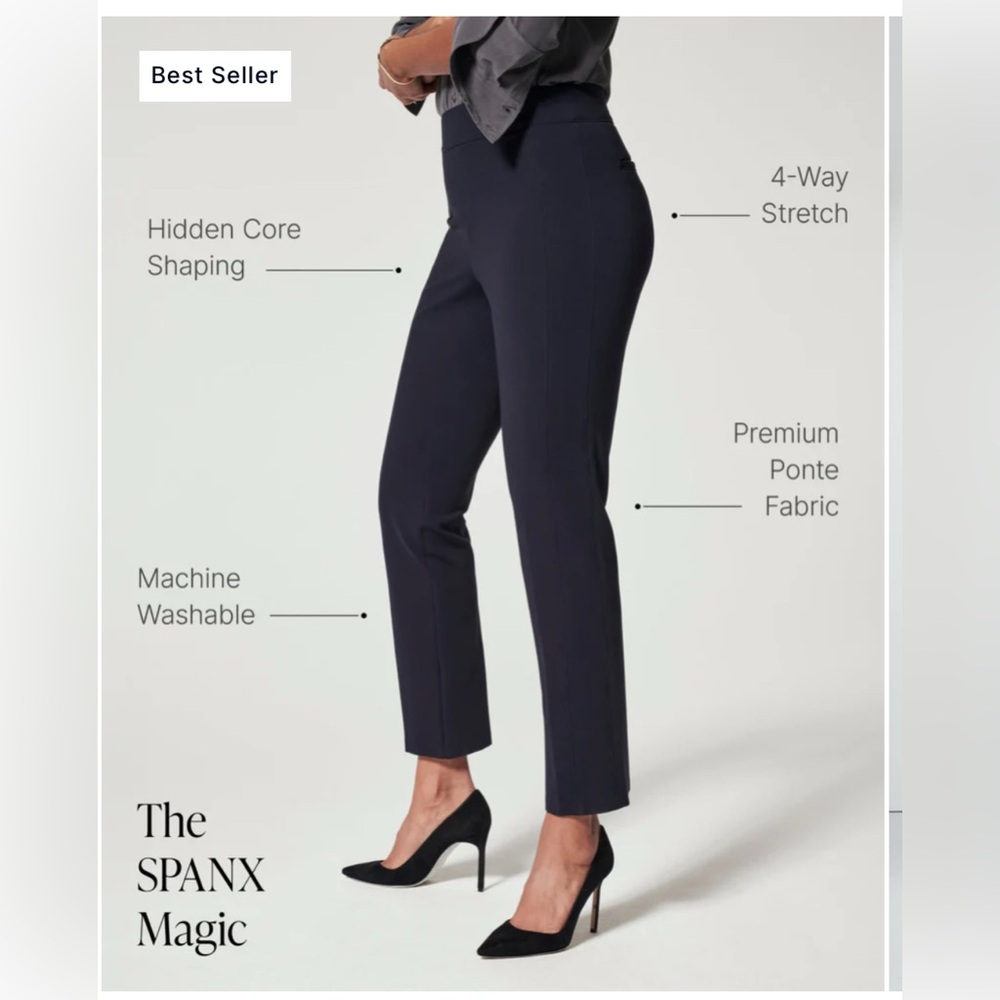 SPANXsupersmooth™ PerfectFit Point Slim Straight Pant Black Small